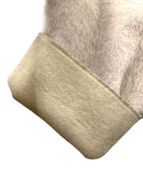 Ameri VINTAGE（アメリヴィンテージ）Ameri VINTAGE (アメリヴィンテージ) BLANKET LIKE FAKE MOUTON COAT ベージュ サイズ:FREEの古着・服飾アイテム