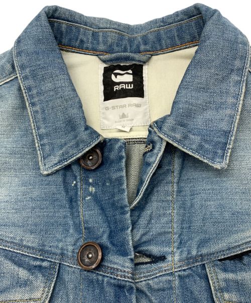 G-STAR RAW（ジースターロゥ）G-STAR RAW (ジースターロゥ) デニムジャケット スカイブルー サイズ:Mの古着・服飾アイテム