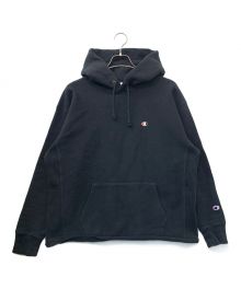 Champion（チャンピオン）の古着「プルオーバーパーカー」｜ブラック