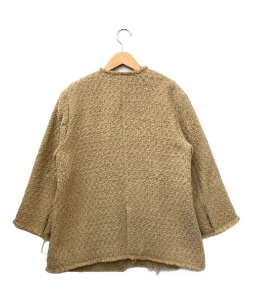 Mila Owen（ミラオーウェン）Mila Owen (ミラオーウェン) 金釦サマーツイードジャケット ベージュ サイズ:FREEの古着・服飾アイテム