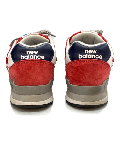 NEW BALANCE（ニューバランス）NEW BALANCE (ニューバランス) スニーカー レッド×ブルー サイズ:26cmの古着・服飾アイテム