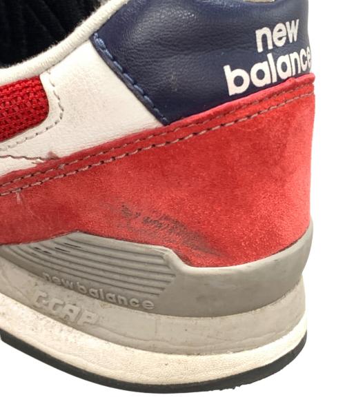 NEW BALANCE（ニューバランス）NEW BALANCE (ニューバランス) スニーカー レッド×ブルー サイズ:26cmの古着・服飾アイテム