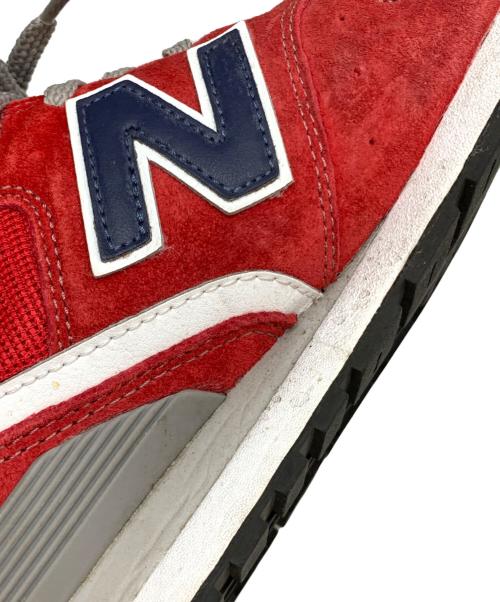 NEW BALANCE（ニューバランス）NEW BALANCE (ニューバランス) スニーカー レッド×ブルー サイズ:26cmの古着・服飾アイテム