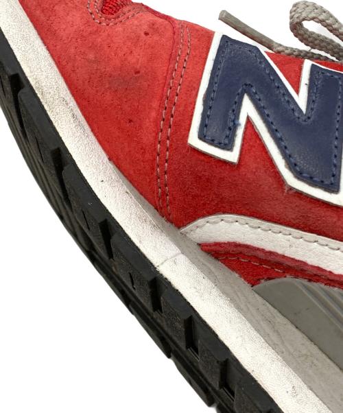 NEW BALANCE（ニューバランス）NEW BALANCE (ニューバランス) スニーカー レッド×ブルー サイズ:26cmの古着・服飾アイテム