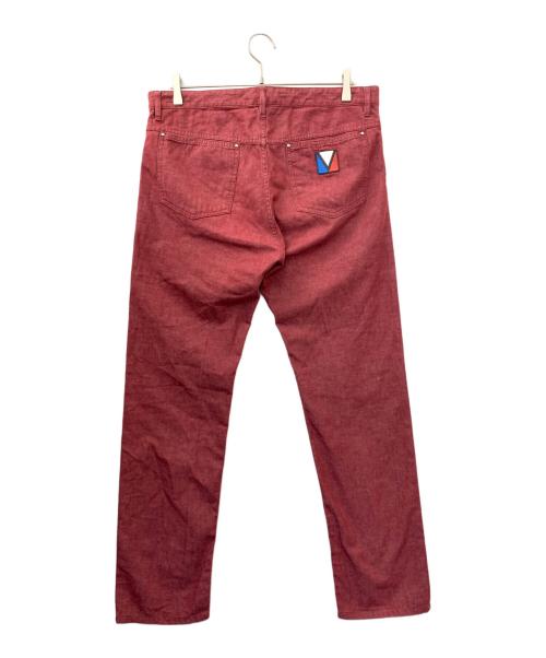 LOUIS VUITTON（ルイ ヴィトン）LOUIS VUITTON (ルイ ヴィトン) カラーパンツ レッド サイズ:34の古着・服飾アイテム
