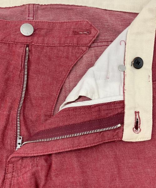LOUIS VUITTON（ルイ ヴィトン）LOUIS VUITTON (ルイ ヴィトン) カラーパンツ レッド サイズ:34の古着・服飾アイテム