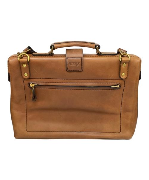 Herz（ヘルツ）Herz (ヘルツ) ソフトダレス3Wayバッグ ブラウンの古着・服飾アイテム