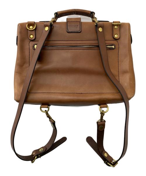 Herz（ヘルツ）Herz (ヘルツ) ソフトダレス3Wayバッグ ブラウンの古着・服飾アイテム