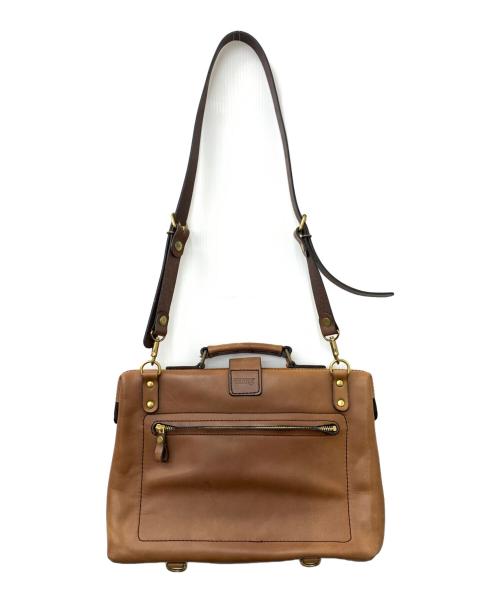 Herz（ヘルツ）Herz (ヘルツ) ソフトダレス3Wayバッグ ブラウンの古着・服飾アイテム