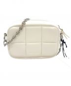 BEAUTY&YOUTHビューティーアンドユース）の古着「チェーンショルダーバッグ」｜ホワイト