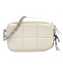 BEAUTY&YOUTH（ビューティーアンドユース）の古着「チェーンショルダーバッグ」｜ホワイト