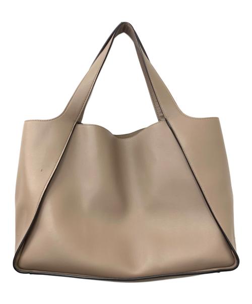STELLA McCARTNEY（ステラマッカートニー）STELLA McCARTNEY (ステラマッカートニー) ロゴトートバッグ ベージュの古着・服飾アイテム