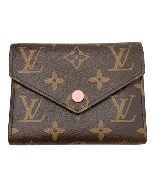 LOUIS VUITTON（ルイ ヴィトン）LOUIS VUITTON (ルイ ヴィトン) モノグラム ポルトフォイユ・ヴィクトリーヌ ローズ・バレリーヌの古着・服飾アイテム
