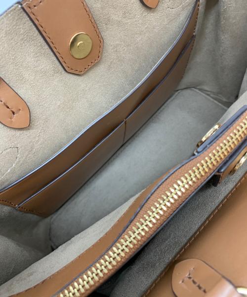 MICHAEL KORS（マイケル・コース）MICHAEL KORS (マイケルコース) サッチェル ラージ ハンドバッグ バニラ/エイコーンの古着・服飾アイテム