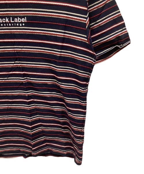 BLACK LABEL CRESTBRIDGE（ブラックレーベル クレストブリッジ）BLACK LABEL CRESTBRIDGE (ブラックレーベル クレストブリッジ) ボーダーTシャツ ネイビー サイズ:Mの古着・服飾アイテム