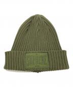 SUPREMEシュプリーム）の古着「Overdyed Patch Beanie」｜カーキ