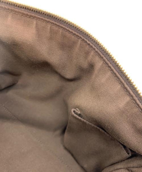 GUCCI（グッチ）GUCCI (グッチ) GGキャンバス ハンドバッグ ベージュ×ブラウンの古着・服飾アイテム