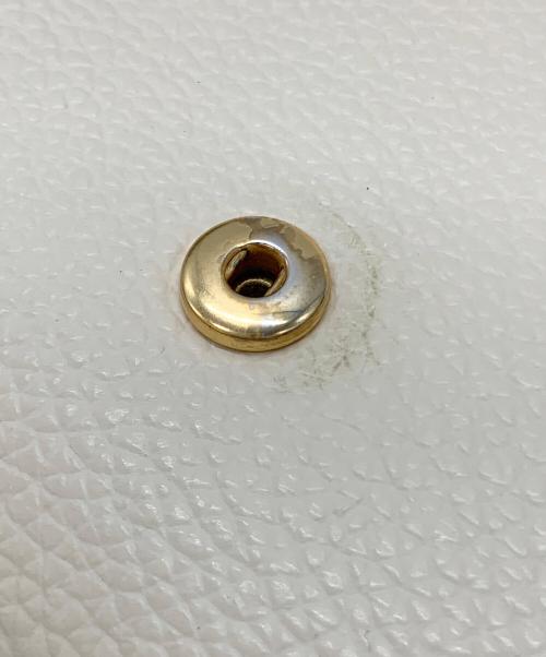 POLO RALPH LAUREN（ポロ・ラルフローレン）POLO RALPH LAUREN (ポロ・ラルフローレン) レザーコンパクトウォレット アイボリーの古着・服飾アイテム