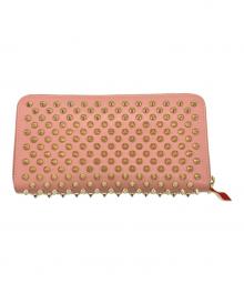 Christian Louboutin（クリスチャン・ルブタン）の古着「パネトーネ スタッズ財布」｜ピンク