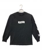 PLAY BOY×GOD SELECTION XXXプレイボーイ×ゴッドセレクショントリプルエックス）の古着「長袖カットソー」｜ブラック