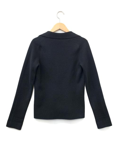 Cruciani（クルチアーニ）CRUCIANI (クルチアーニ) ニットジャケット ブラック サイズ:38の古着・服飾アイテム