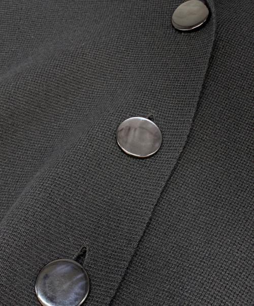 Cruciani（クルチアーニ）CRUCIANI (クルチアーニ) ニットジャケット ブラック サイズ:38の古着・服飾アイテム