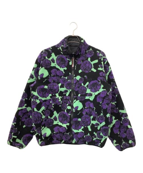 MSGM（エムエスジーエム）MSGM (エムエスジーエム) リバーシブルフリースジャケット ブラック×パープル サイズ:44の古着・服飾アイテム