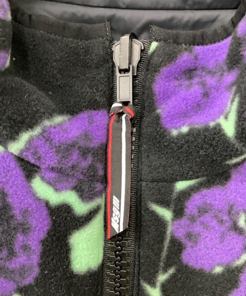 MSGM（エムエスジーエム）MSGM (エムエスジーエム) リバーシブルフリースジャケット ブラック×パープル サイズ:44の古着・服飾アイテム