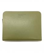 MARGARET HOWELL ideaマーガレット ハウエル アイディア）の古着「ベンジャミン ラウンドファスナー財布」｜グリーン