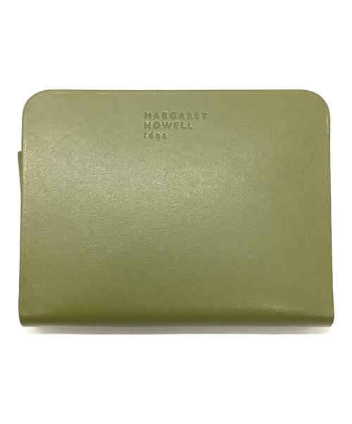 MARGARET HOWELL idea（マーガレット ハウエル アイディア）MARGARET HOWELL idea (マーガレット ハウエル アイディア) ベンジャミン ラウンドファスナー財布 グリーンの古着・服飾アイテム