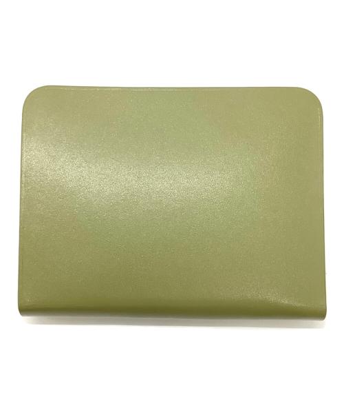 MARGARET HOWELL idea（マーガレット ハウエル アイディア）MARGARET HOWELL idea (マーガレット ハウエル アイディア) ベンジャミン ラウンドファスナー財布 グリーンの古着・服飾アイテム