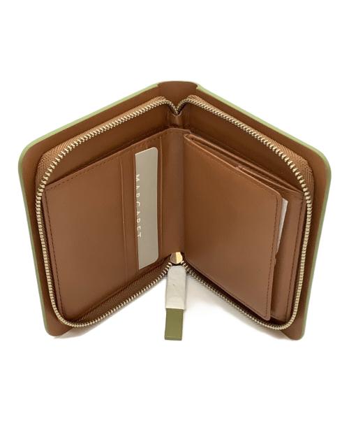 MARGARET HOWELL idea（マーガレット ハウエル アイディア）MARGARET HOWELL idea (マーガレット ハウエル アイディア) ベンジャミン ラウンドファスナー財布 グリーンの古着・服飾アイテム
