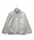 CarHarttカーハート）の古着「ハーフジップスウェット」｜グレー