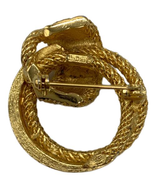 Christian Dior（クリスチャン ディオール）Christian Dior (クリスチャン ディオール) ブローチ ゴールドの古着・服飾アイテム