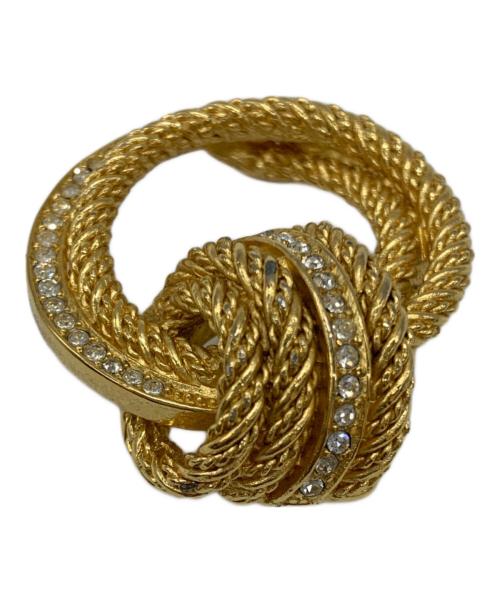 Christian Dior（クリスチャン ディオール）Christian Dior (クリスチャン ディオール) ブローチ ゴールドの古着・服飾アイテム