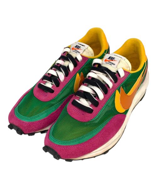 NIKE（ナイキ）NIKE (ナイキ) sacai (サカイ) LD WAFFLE グリーン×パープル サイズ:26.5cmの古着・服飾アイテム