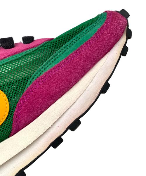 NIKE（ナイキ）NIKE (ナイキ) sacai (サカイ) LD WAFFLE グリーン×パープル サイズ:26.5cmの古着・服飾アイテム