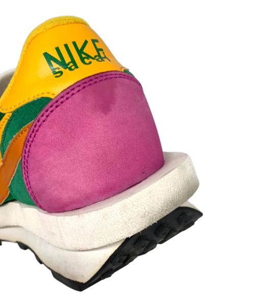 NIKE（ナイキ）NIKE (ナイキ) sacai (サカイ) LD WAFFLE グリーン×パープル サイズ:26.5cmの古着・服飾アイテム