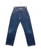 EVISUエヴィス）の古着「2001セルビッチデニムパンツ」｜インディゴ