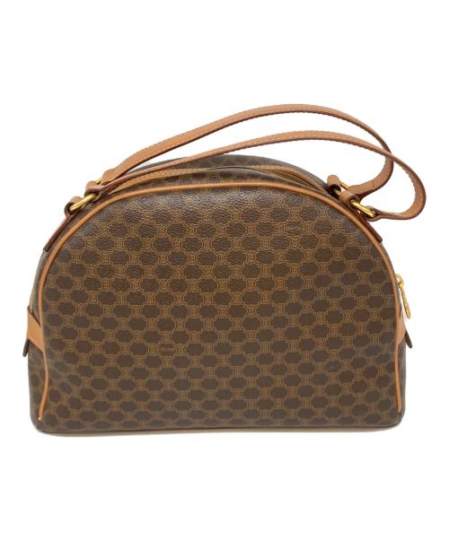 CELINE（セリーヌ）CELINE (セリーヌ) マカダム ハンドバッグ ブラウンの古着・服飾アイテム