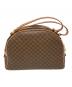 CELINE (セリーヌ) マカダム ハンドバッグ ブラウン：30000円