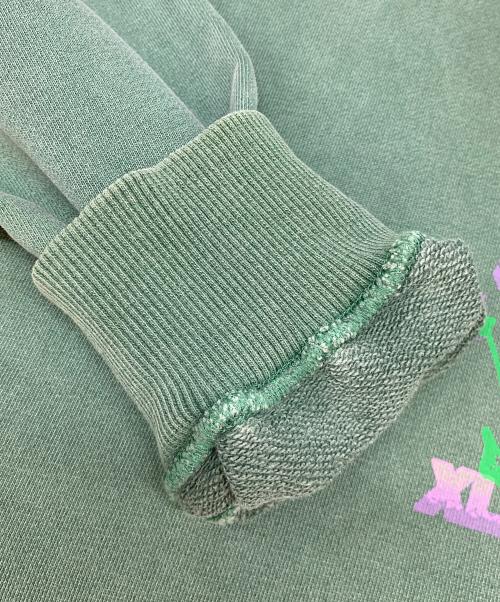 X-LARGE（エクストララージ）X-LARGE (エクストララージ) PULLOVER HOODED SWEAT グリーン サイズ:Lの古着・服飾アイテム