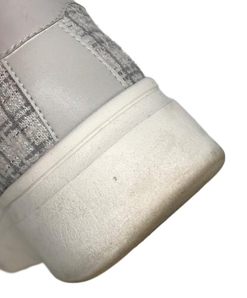 +DIANA（プラスダイアナ）+DIANA (プラスダイアナ) フェミニンスニーカー グレー サイズ:25cmの古着・服飾アイテム