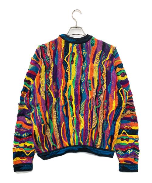 Coogi（クージー）Coogi (クージー) 90's コットン3Dニット マルチカラー サイズ:Mの古着・服飾アイテム
