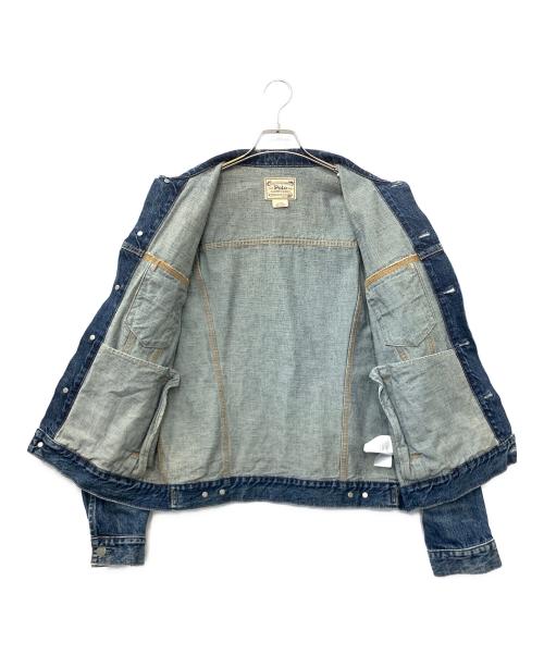 POLO RALPH LAUREN（ポロ・ラルフローレン）POLO RALPH LAUREN (ポロ・ラルフローレン) デニムジャケット インディゴ サイズ:Mの古着・服飾アイテム
