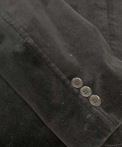 Paul Smith London（ポールスミスロンドン）Paul Smith London (ポールスミスロンドン) ベロアジャケット ブラック サイズ:XLの古着・服飾アイテム