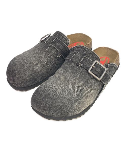 DIESEL（ディーゼル）DIESEL (ディーゼル) WOODSTOCK デニムスリッポン グレー サイズ:25.5cmの古着・服飾アイテム
