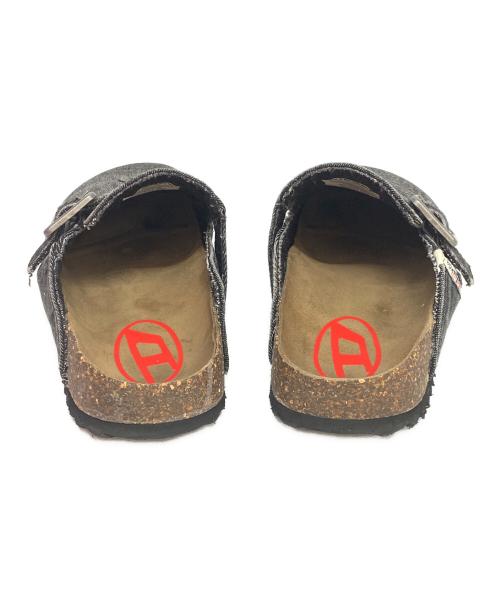 DIESEL（ディーゼル）DIESEL (ディーゼル) WOODSTOCK デニムスリッポン グレー サイズ:25.5cmの古着・服飾アイテム