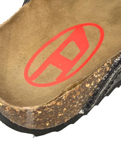 DIESEL（ディーゼル）DIESEL (ディーゼル) WOODSTOCK デニムスリッポン グレー サイズ:25.5cmの古着・服飾アイテム