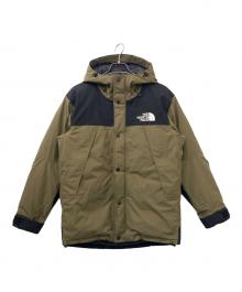 THE NORTH FACE（ザ ノース フェイス）の古着「マウンテンダウンジャケット」｜カーキ×ブラック